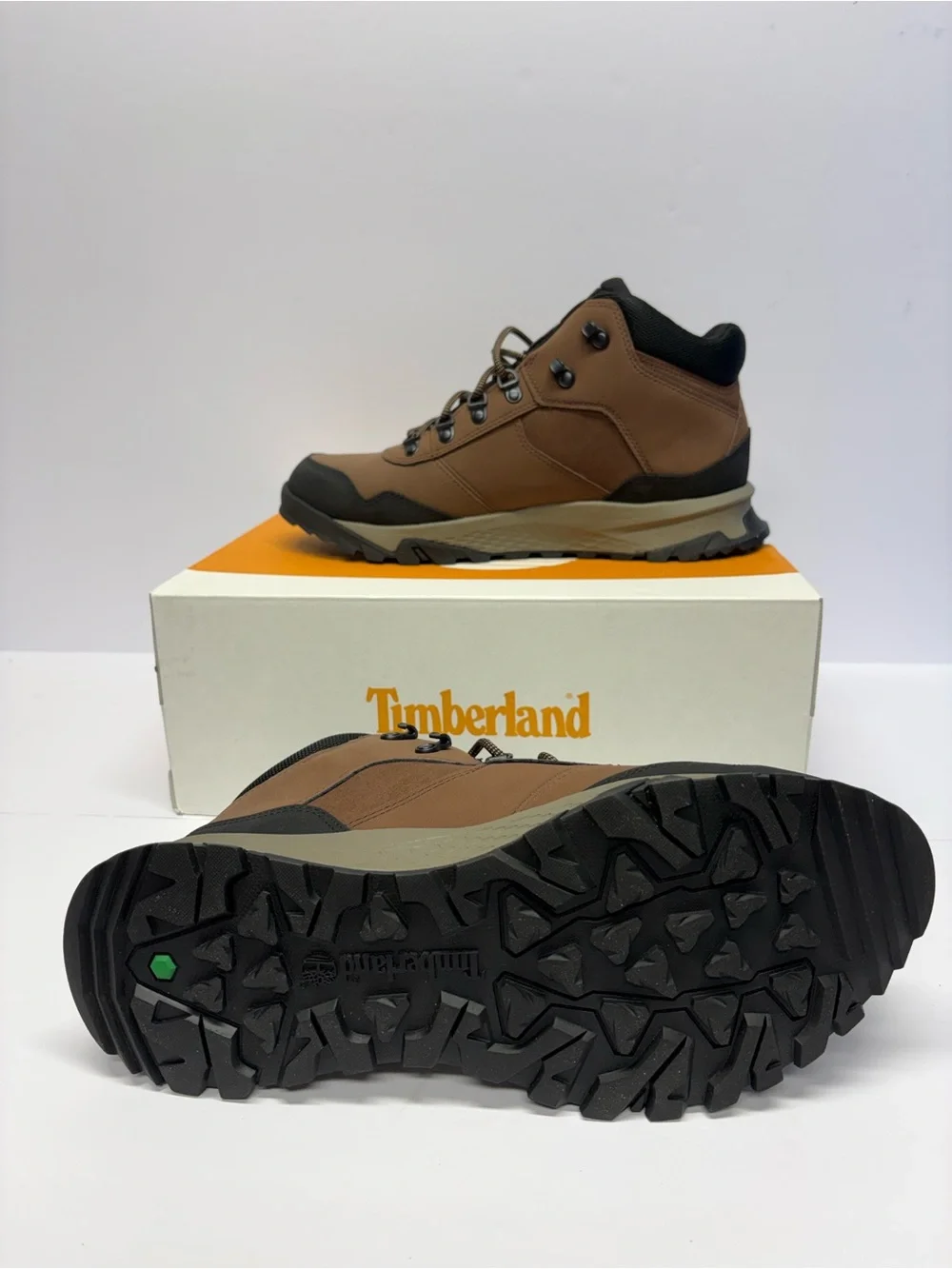 Timberland Brown and Black Trail-Ready Hiking Boots